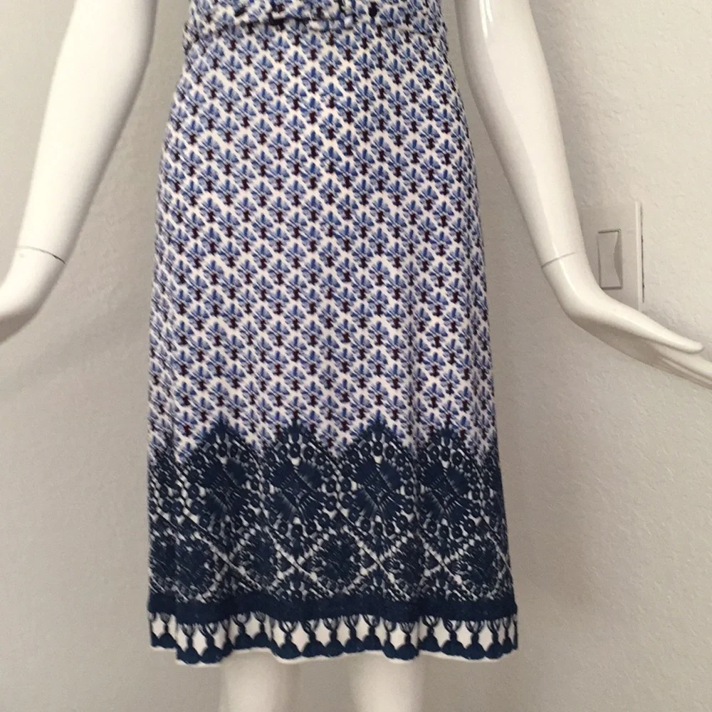 Tory Burch Jamie Mixedprint Jersey Dress.